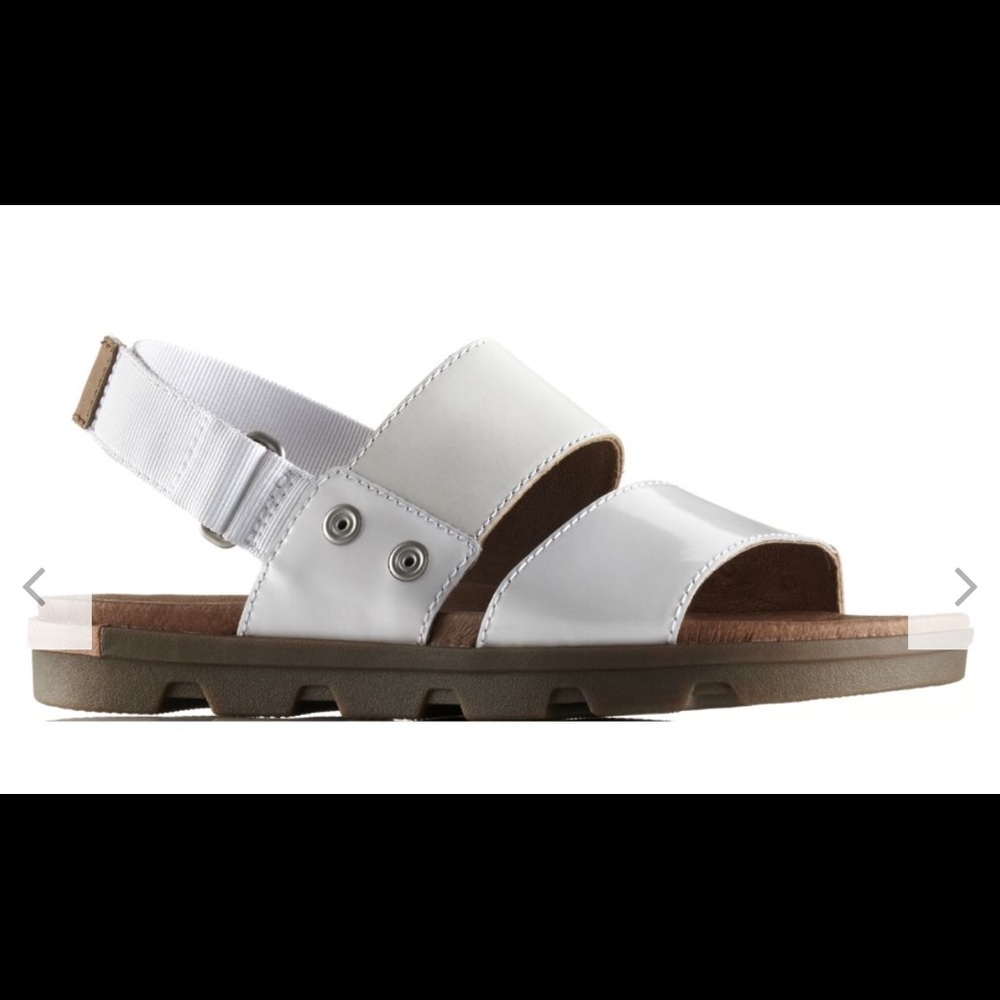 Sorel Torpedo sandal sea salt elk size 10